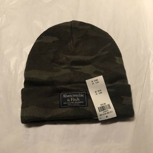 Logo Turn Up Camo Beanie - Green